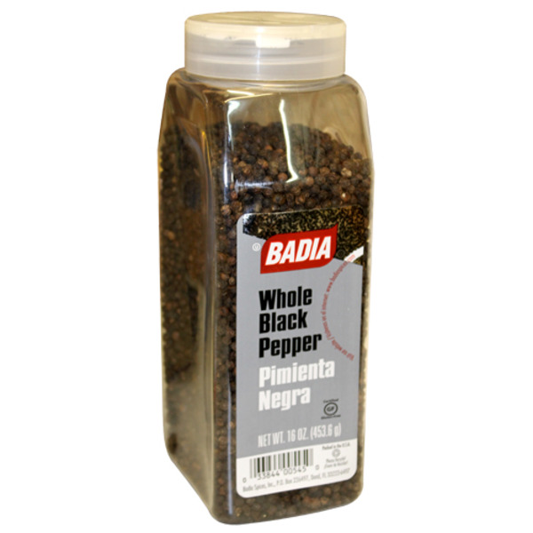 Badia - Whole Black Pepper - 1 lb