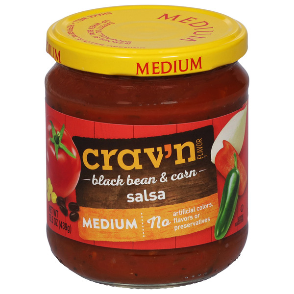 Food Club Medium Corn & Black Bean Salsa