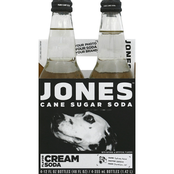 Jones Soda, Cane Sugar, Cream Flavor Same-Day Delivery or Pickup