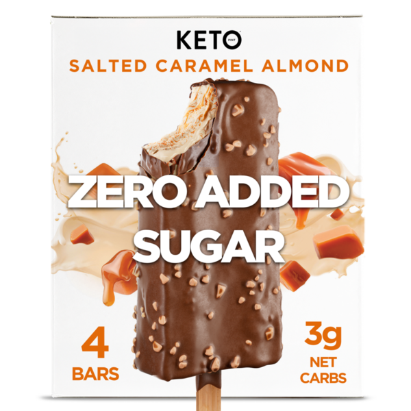 Keto Foods Sea Salt Caramel Crunch Ice Cream Bar