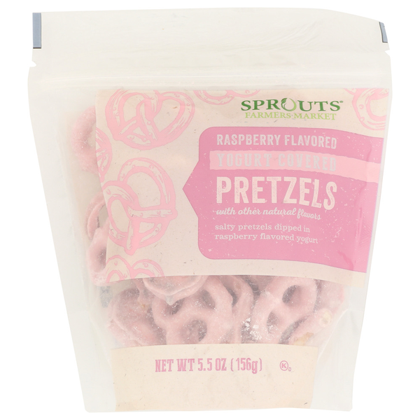 Sprouts Raspberry Flavored Yogurt Covered Pretzels Same-Day