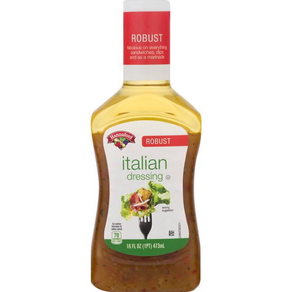 Hannaford Robust Italian Salad Dressing (16 oz) Instacart