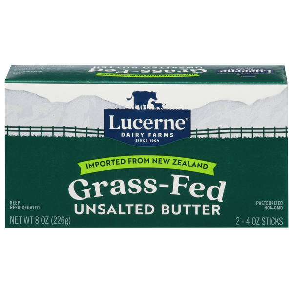 Lucerne Grass-Fed Unsalted Butter