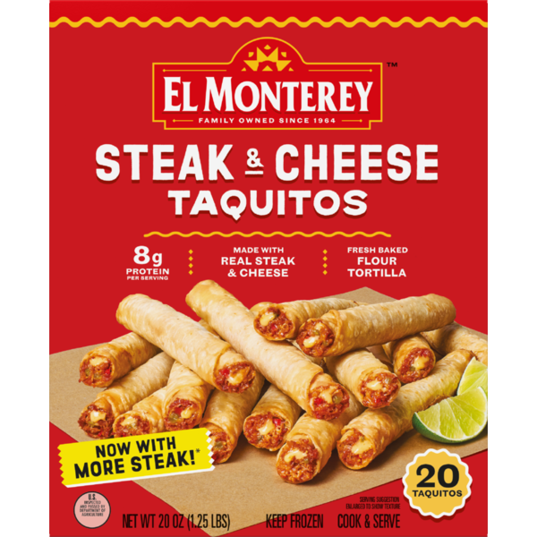 El Monterey Beef & Cheese Taquitos