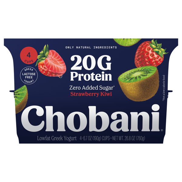 Chobani Lowfat Strawberry Kiwi Greek Yogurt