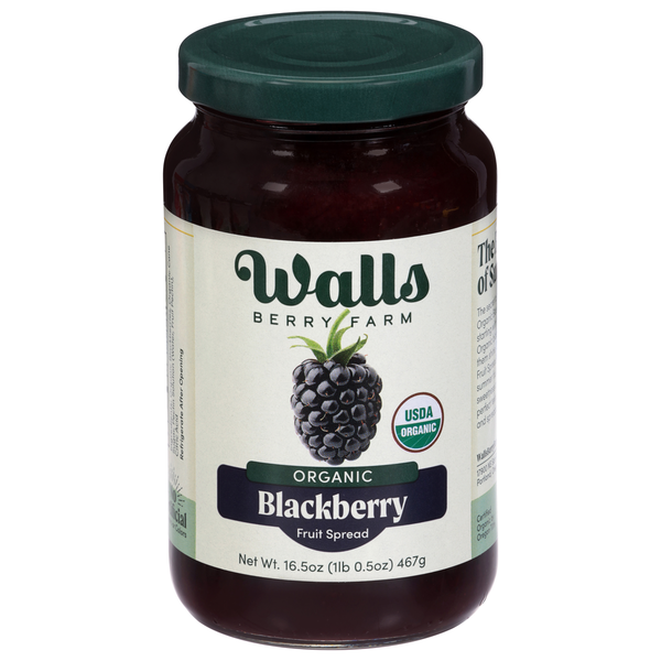 Walls Berry Farm Organic Blackberry Fruit Spread