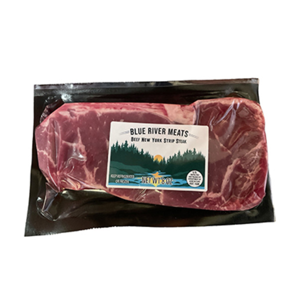 Blue River Meats Beef New York Strip Steak