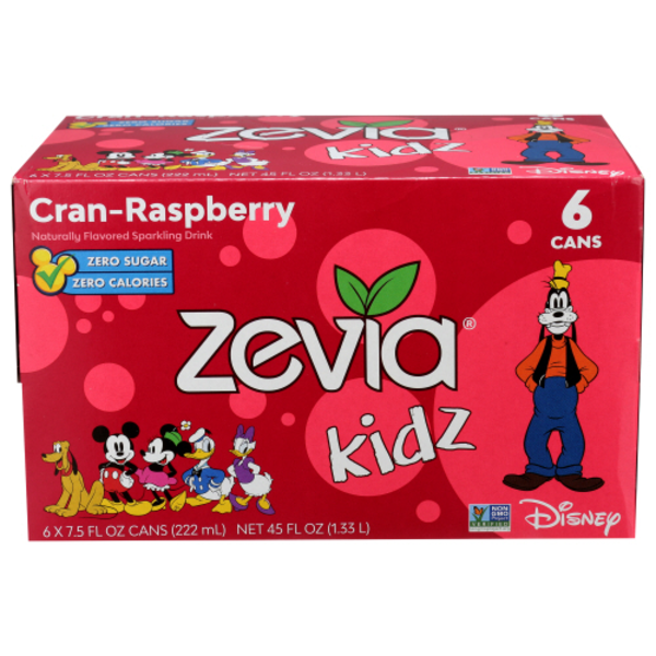 Zevia Cran-Raspberry Kidz Soda 6 Pack Same-Day Delivery or Pickup