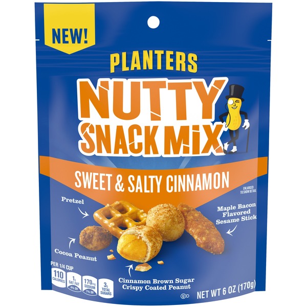 Planters Sweet & Salty Cinnamon Nutty Snack Mix