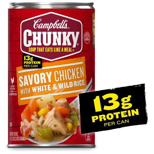 Campbell's Savory Chicken with White and Wild Rice Soup