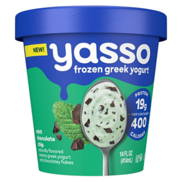 Yasso Frozen Greek Yogurt Mint Chocolate Chip