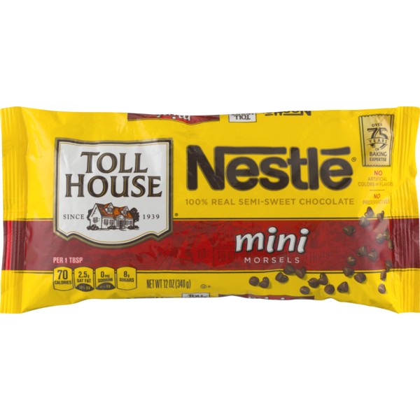 Toll House DISCONTINUED Nestle SemiSweet Chocolate Mini Morsels (12 oz