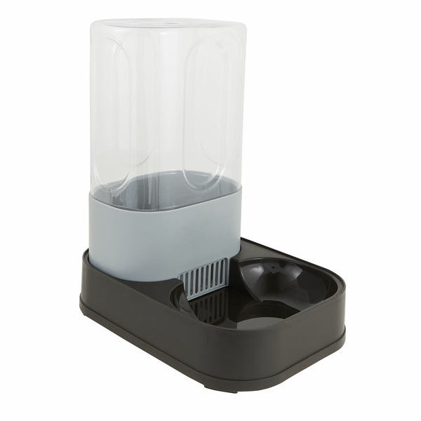 Top Paw Modern Gravity Pet Waterer - Gray & Black