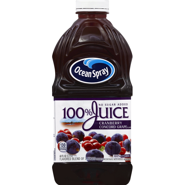 Ocean Spray 100% Juice, Cranberry Concord Grape Flavor Same-Day