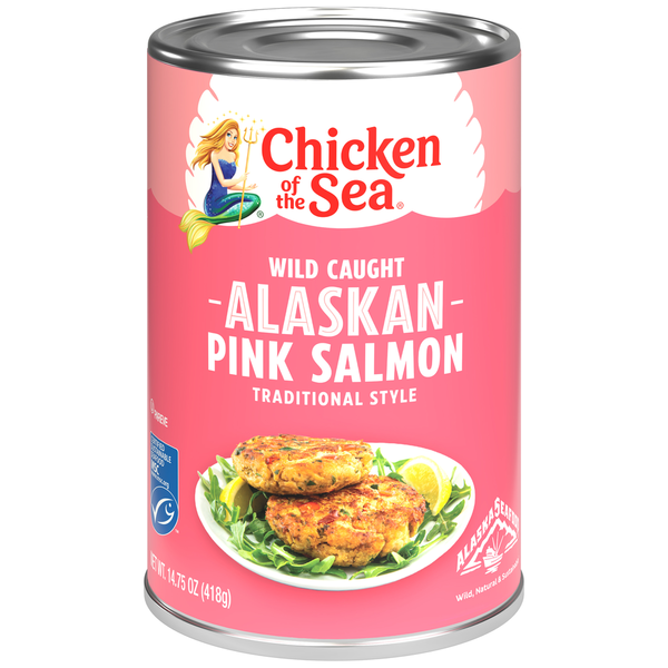 Chicken of the Sea Wild Caught Alaskan Pink Salmon, Traditional