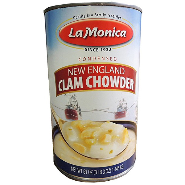 La Monica - New England Clam Chowder - 51 oz Can