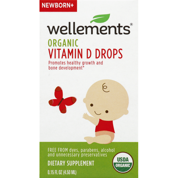 Organic Vitamin D For Infants Captions Omega