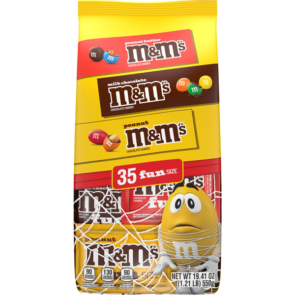 M&M's Mixed Variety Funsize Stand Up Pouch Halloween 19.41 Ounces