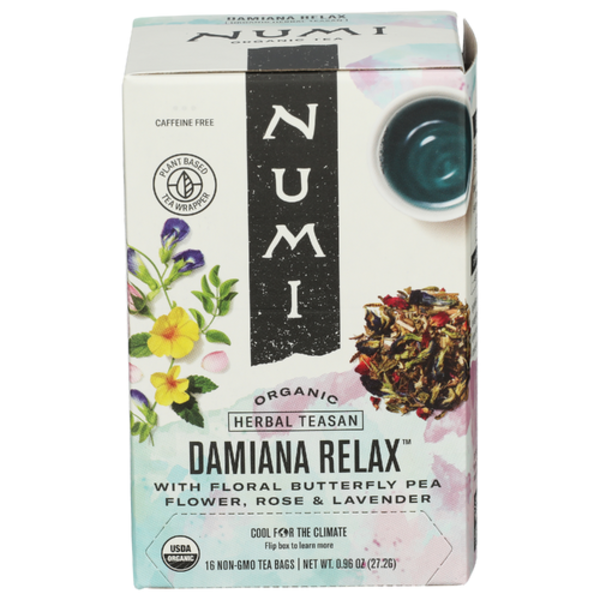 Numi Organic Damiana Relax Herbal Tea