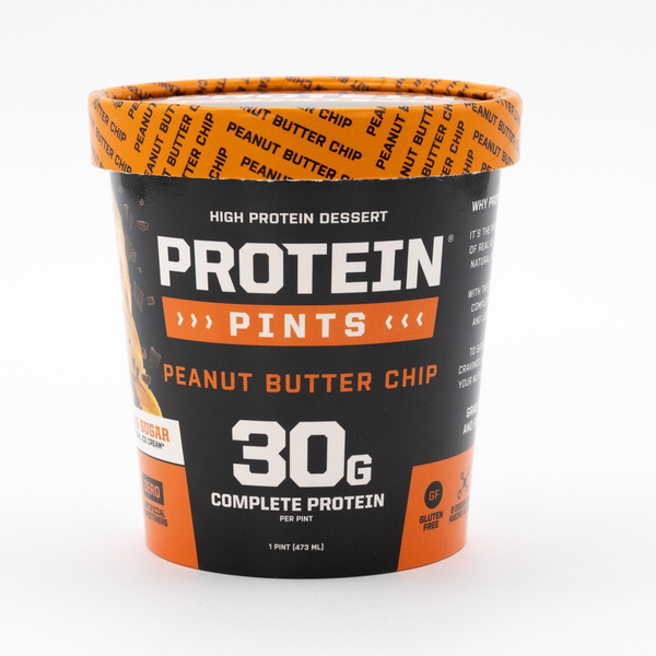 Protein Pints Peanut Butter Chip Protein Ice Cream
