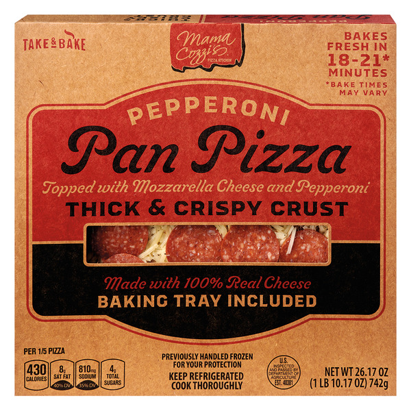 Mama Cozzi's Pizza Kitchen Pepperoni Pan Deli Pizza Same-Day
