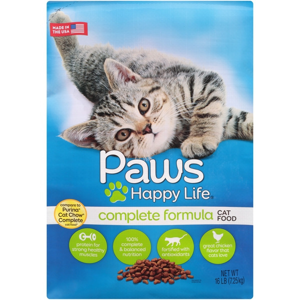 Paws Happy Life Chicken Complete Formula Cat Food Same-Day