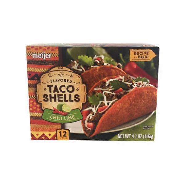 Meijer Chili Lime Flavored Taco Shells (12 ct) Instacart