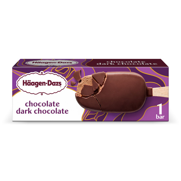 Haagen-Dazs Chocolate Dark Chocolate Ice Cream Bar Same-Day