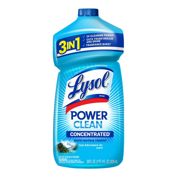 LYSOL® Lysol Power Clean Multi-Surface Cleaner, 2x Concentrated
