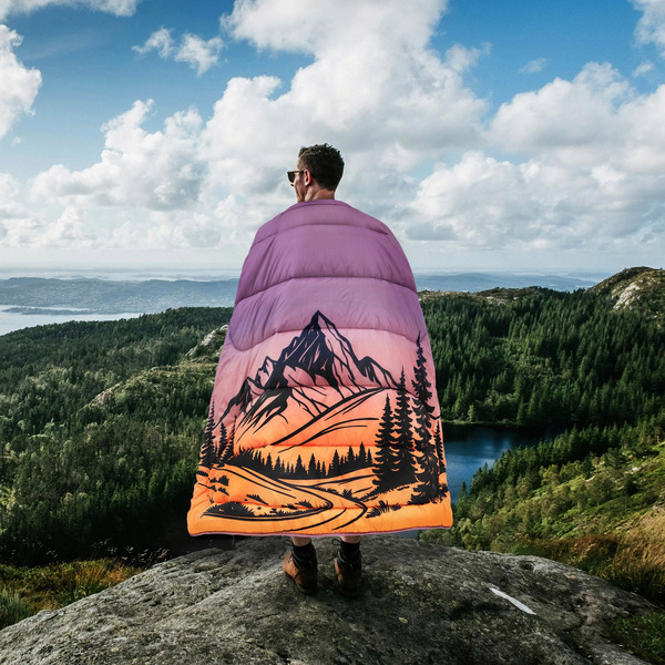 Below Zero 2-in-1 Wearable Blanket