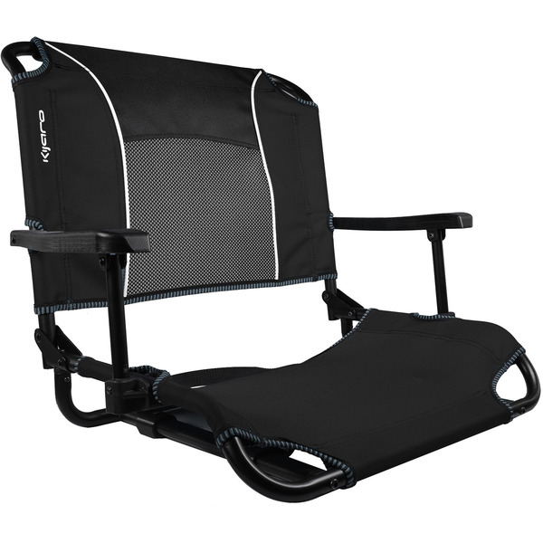 Kijaro Stadium Seat with Arms - Vik Black