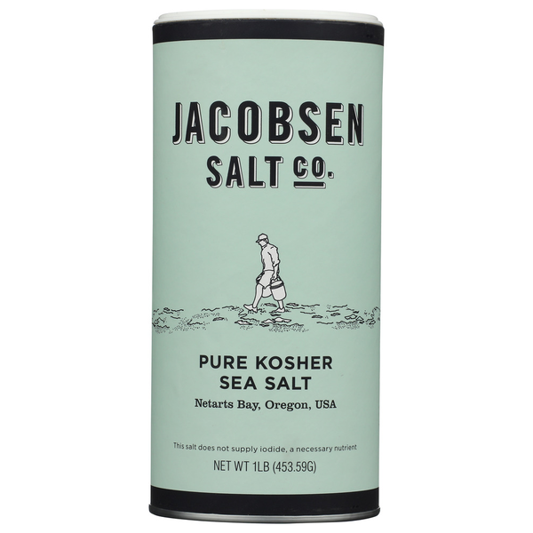 Jacobsen Salt Co. Pure Kosher Sea Salt Canister Same-Day Delivery