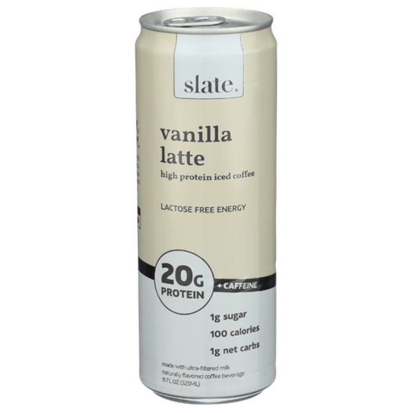 Slate Vanilla Latte High Protein Iced Coffee Same-Day Delivery or