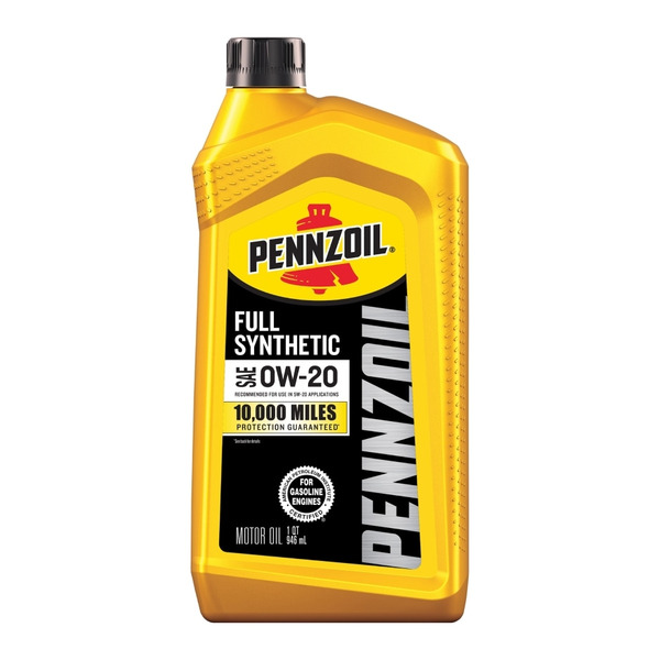 Pennzoil Motor Oil, Full Synthetic, SAE 0W-20 Same-Day Delivery