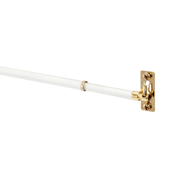 Kenney Sash Rod, Swivel End, White