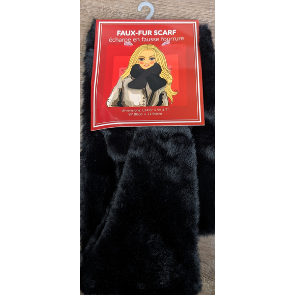 Faux Fur Crossover Scarf Same-Day Delivery | Rexall