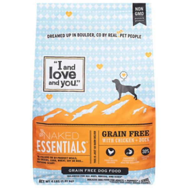 I and love and you Naked Essentials - Dry Dog Food - Chicken & Duck