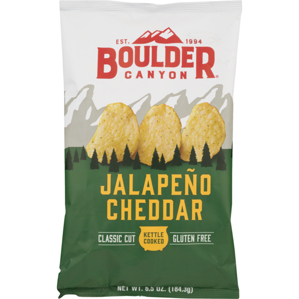 Boulder Canyon Potato Chips, Kettle Cooked, Jalapeno Cheddar (6.5 oz