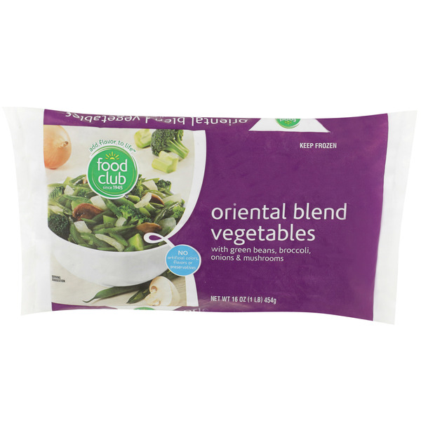 Food Club Oriental Blend Vegetables With Green Beans, Broccoli