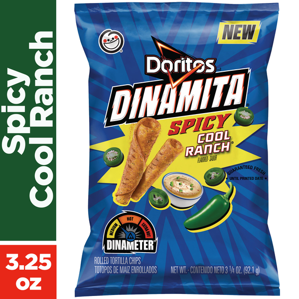 Doritos Dinamita Tortilla Chips Spicy Cool Ranch