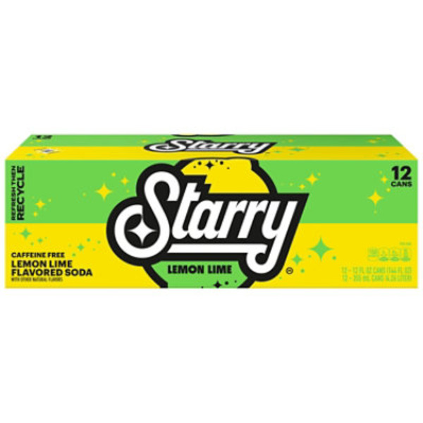Starry Lemon Lime Soda, Caffeine Free
