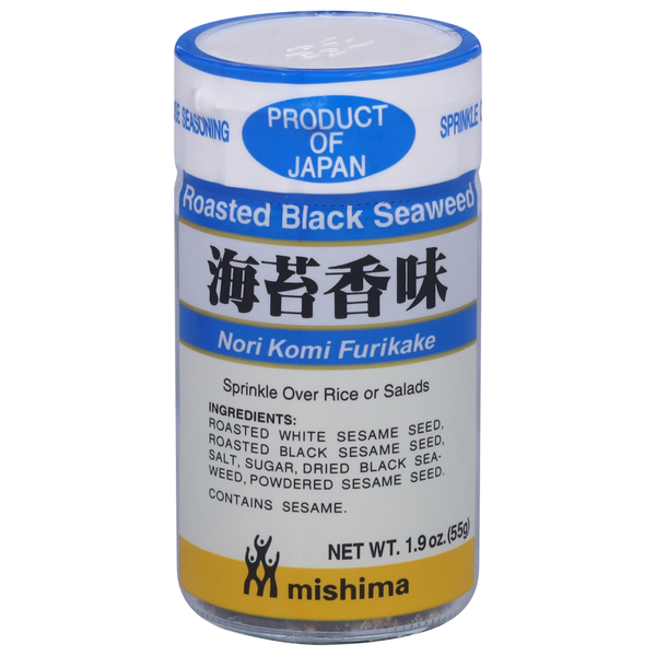Mishima Nori Komi Furikake, Roasted Black Seaweed Same-Day