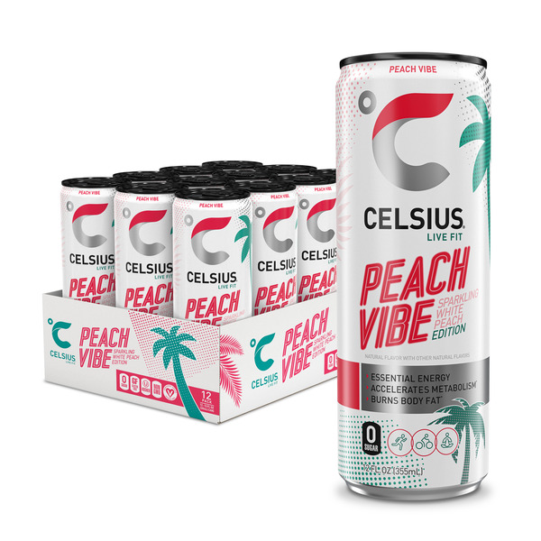 Celsius Peach Vibe 12Z