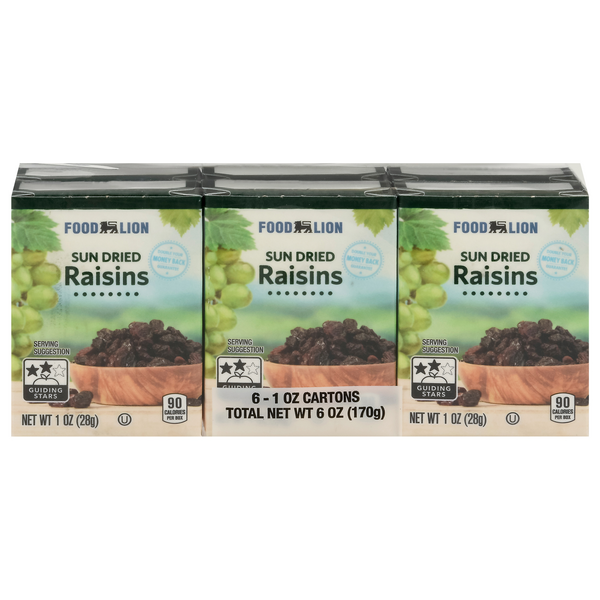 Food Lion Food Lion Raisins, Seedless, Multipack Same-Day Delivery or ...
