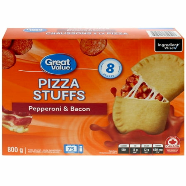 Walmart Great Value Pepperoni & Bacon Pizza Stuffs Same-Day Delivery ...