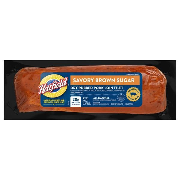 Hatfield Dry Rubbed Savory Brown Sugar Pork Loin Filet