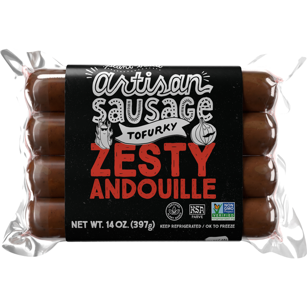 Tofurky Artisan Sausage, Zesty Andouille Same-Day Delivery or