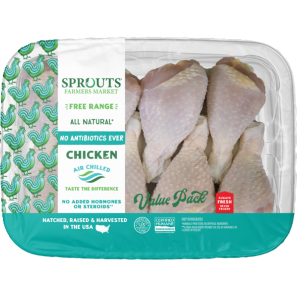 Sprouts Chicken Drumstick No Antibiotics Value Pack