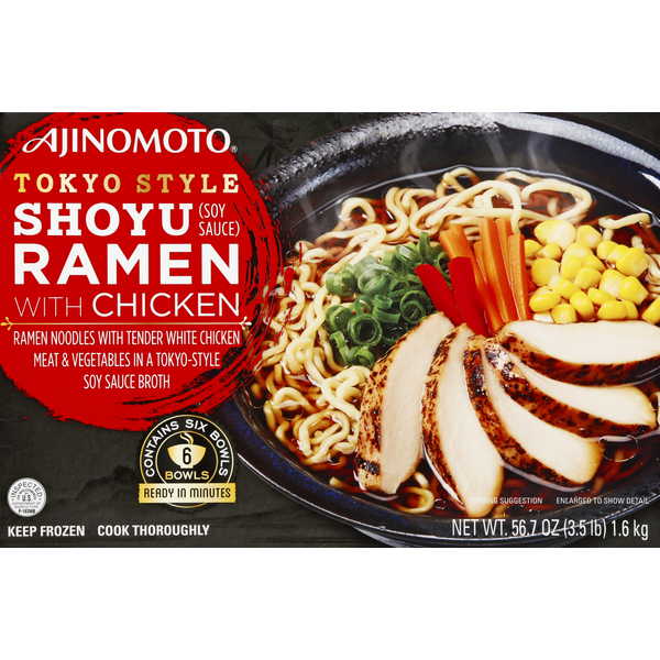 Ajinomoto Shoyo Ramen, with Chicken, Tokyo Style (56.7 oz) - Instacart