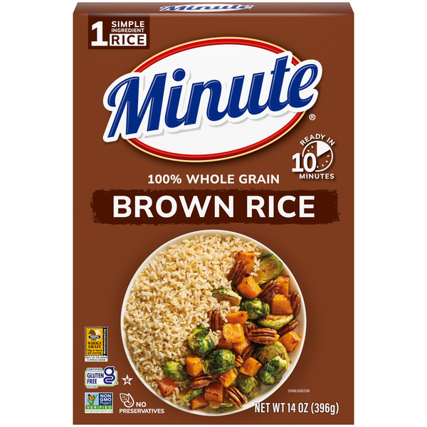 Minute Rice Instant Brown Rice, Gluten-Free